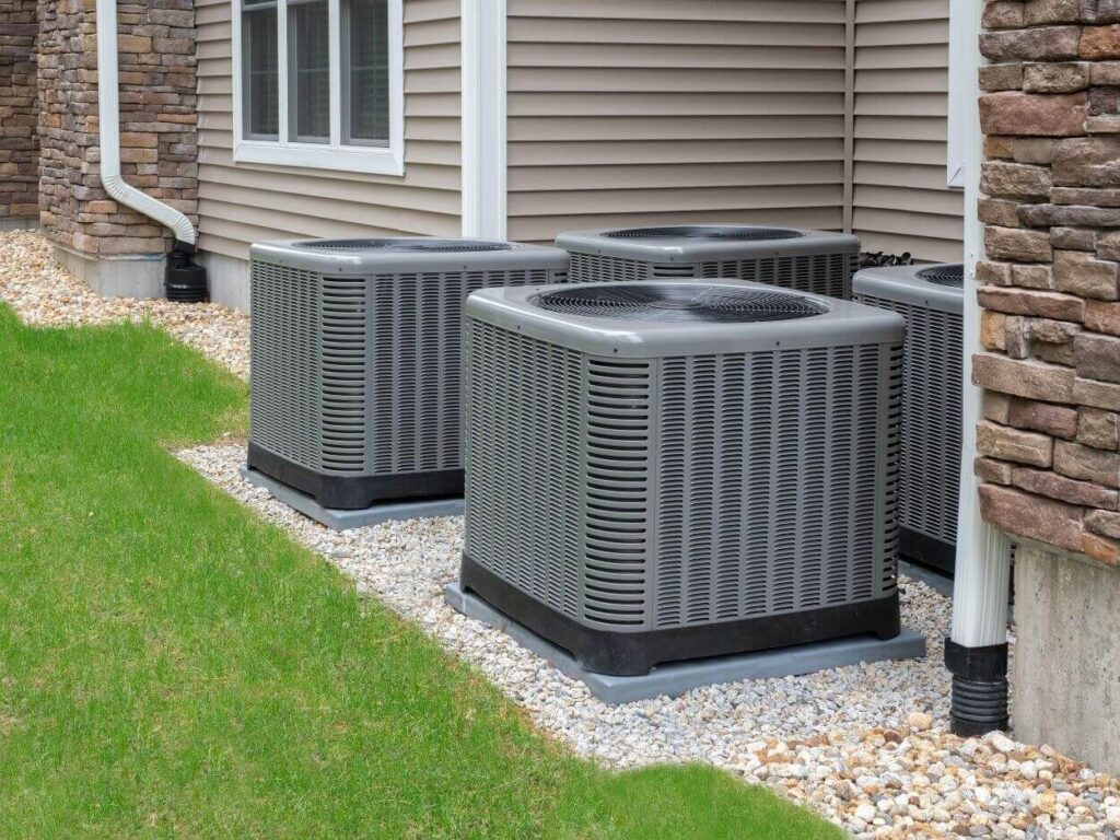 air conditioning units outside
