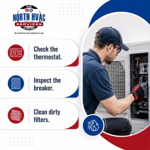 HVAC technician checking AC