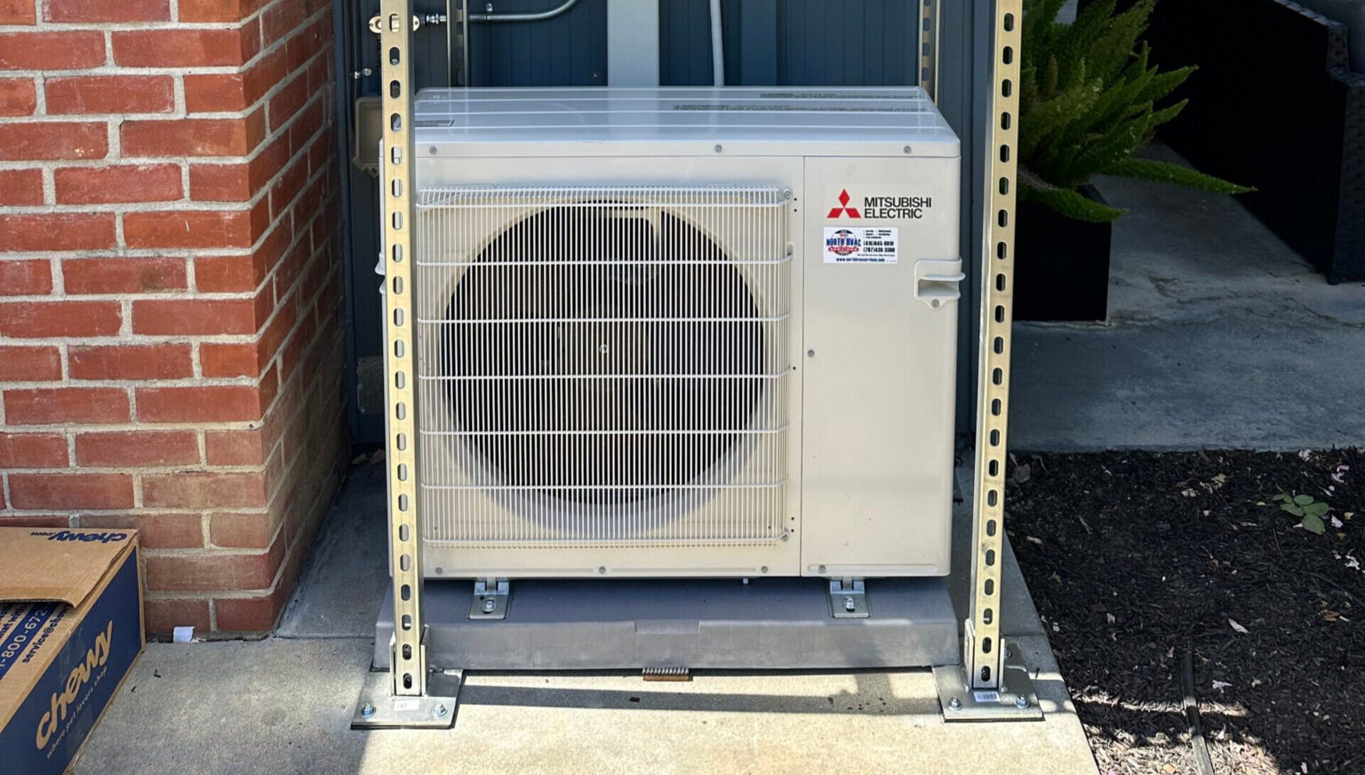 hvac unit outside a house